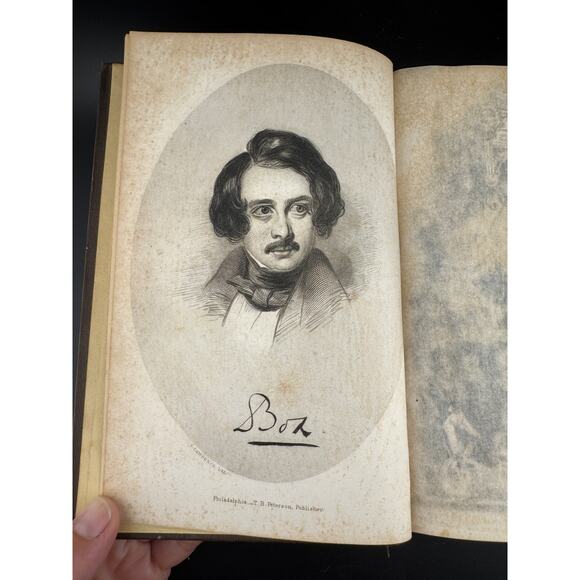 Charles Dickens "Pickwick Papers - Volume I" - The Peterson's Duodecimo Edition - Picture 6 of 11